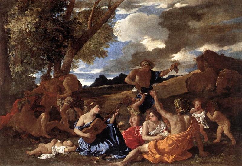 Nicolas Poussin Bacchanal Andrians china oil painting image